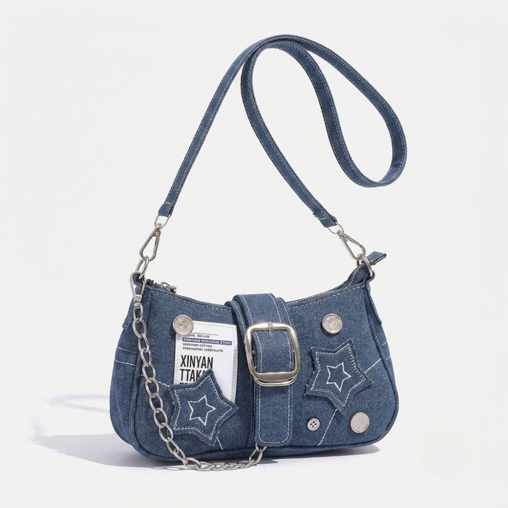 Star Denim Bag