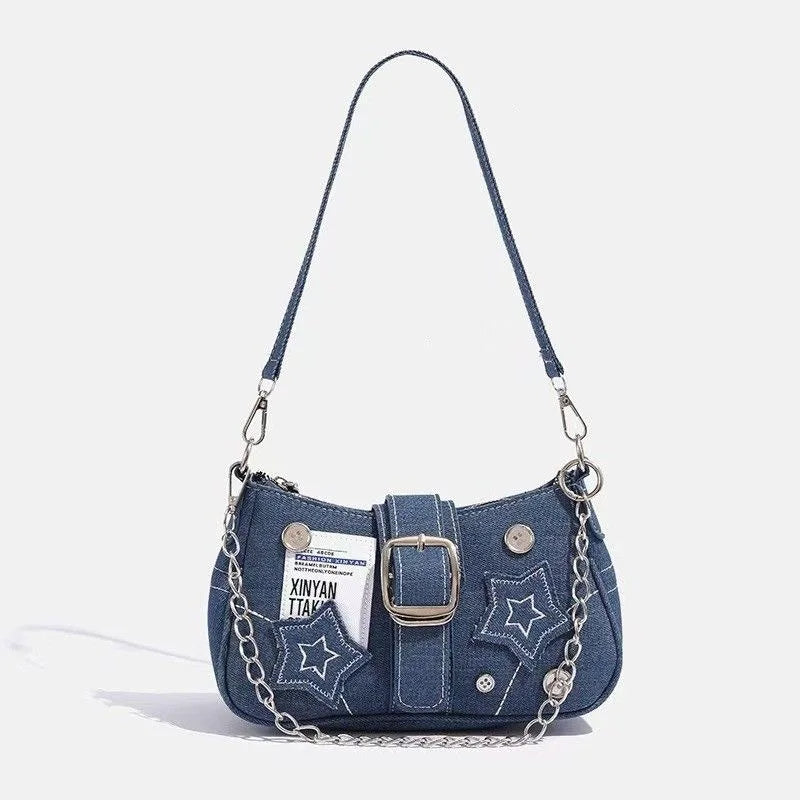 Star Denim Bag